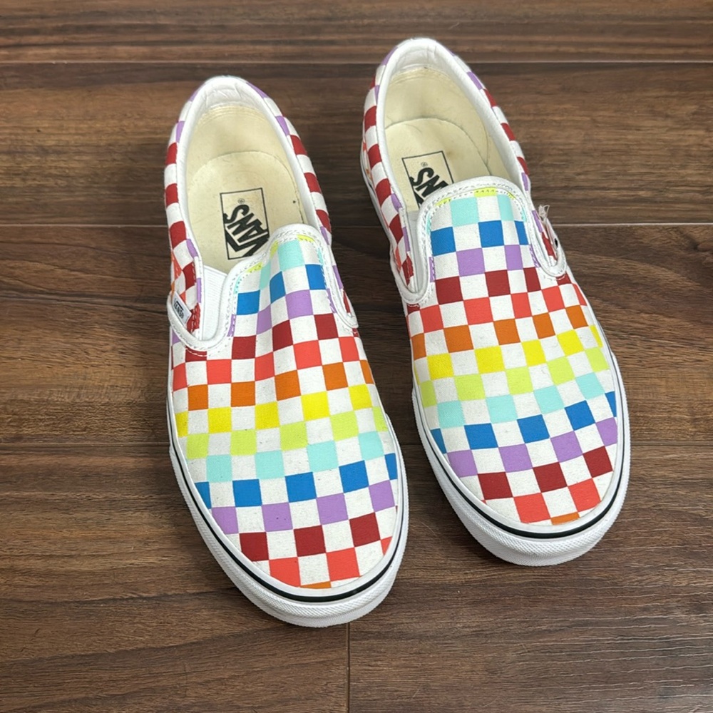 Vans low top checkerboards